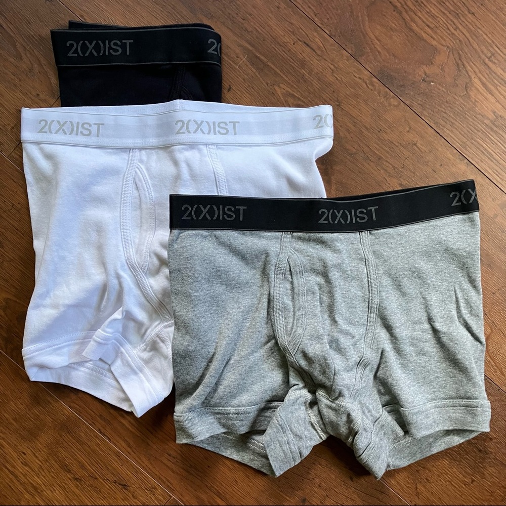 2(x)ist Essential Cotton Trunks - 3 pairs